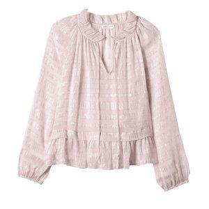 Rebecca Taylor Pink Shimmery Top